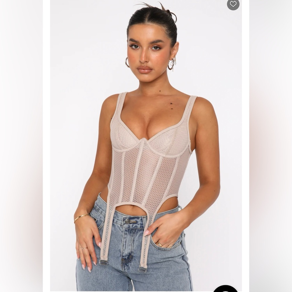 Enlighten Me Bustier Taupe